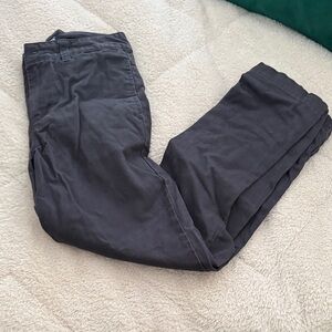 Chaps Men's Dark Gray Chinos